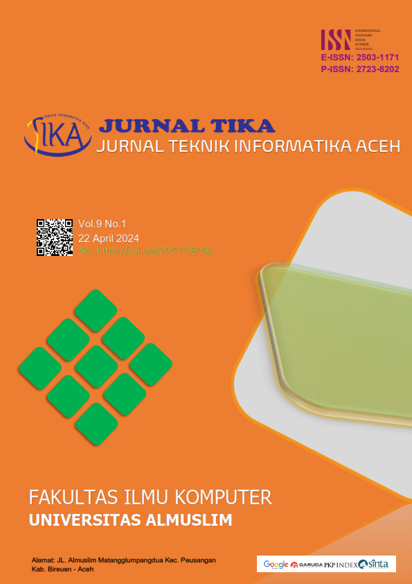 					View Vol. 9 No. 1 (2024): Jurnal Teknik Informatika Aceh
				